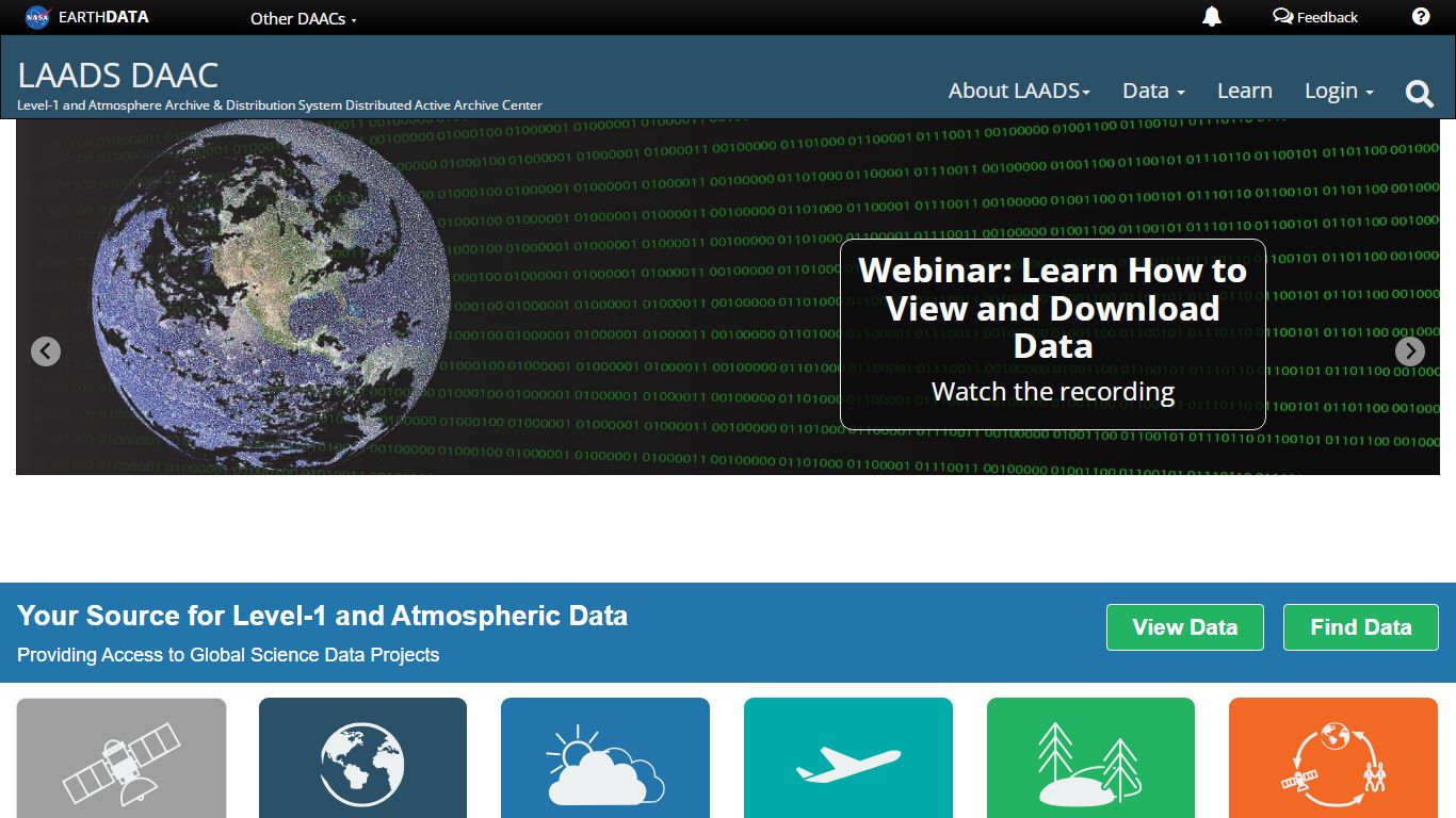 NASA - Level-1 and Atmosphere Archive & Distribution System Distributed ...